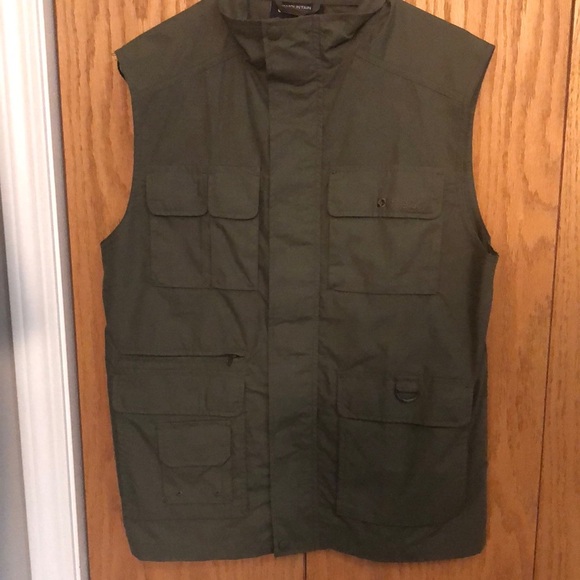 Mountain warehouse Men's utility jacket sleeveless size small like new - Picture 2 of 8